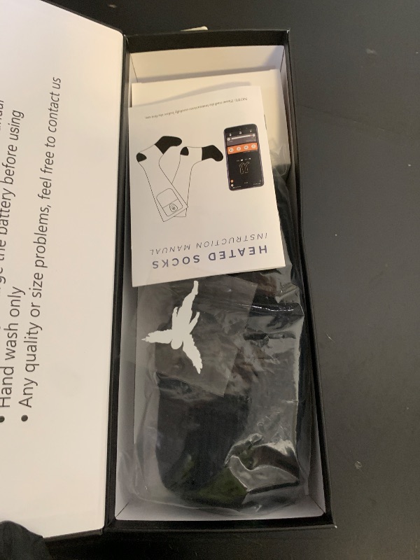 Photo 1 of SAVIOR HEAT Heated Socks for Men Women with APP Control Battery Rechargeable Electric Heating Skiing Socks Washable Foot Warmer for Winter Hunting Skiing Fishing Hiking (Small)