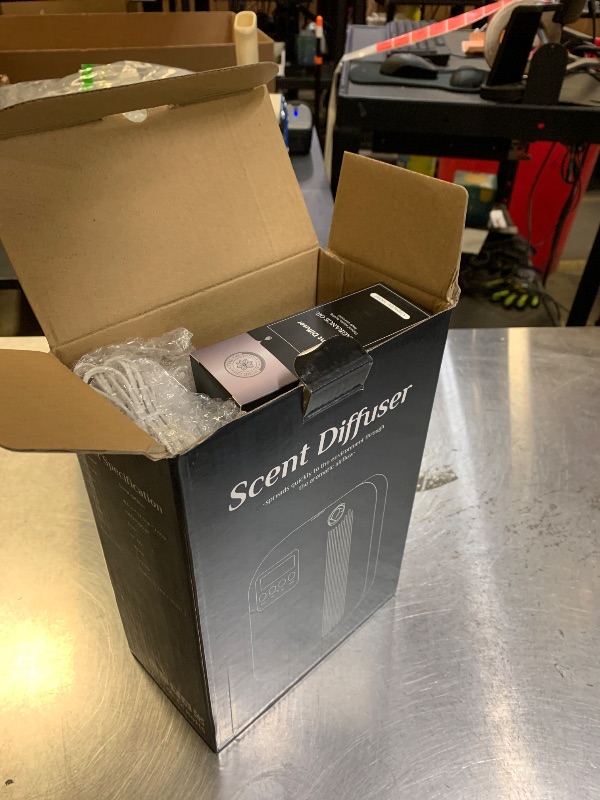 Photo 1 of Hotel Collection Diffuser, House Scent Machine, 10000 Sq.Ft of Coverage, 200ml Large Capacity Aromatherapy Machine, Scent Diffusers for Home Large Room, Office Waterless Essential Oil Diffuser, White