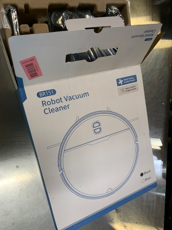 Photo 1 of Robot Vacuum and Mop Combo with APP/Voice/Remote Control, 2 in 1 Vacuuming & Mopping Robot, Schedule, Strong Suction, Tangle-Free, Slim & Quiet, for Homes with Pets, Low Pile Carpet & Hard Floors