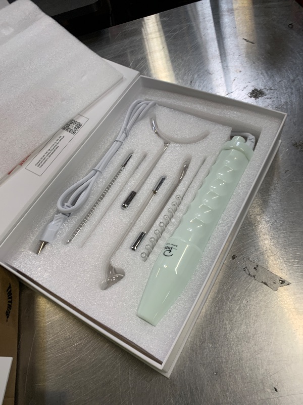 Photo 1 of NuDerma Professional Skin Therapy Wand - Portable Skin Therapy Machine with 6 Neon & Argon Wands – Boost Your Skin – Clear Firm & Tighten