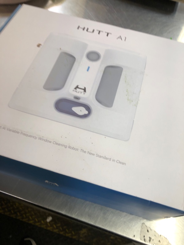 Photo 1 of HUTT Auto Window Cleaning Robot A1, Upgraded 4 Water Spray & 6000PA High Suction Power Window Cleaner with Laser Sensor Detection, Perfect for High-Rise Windows, Tiles and Glass