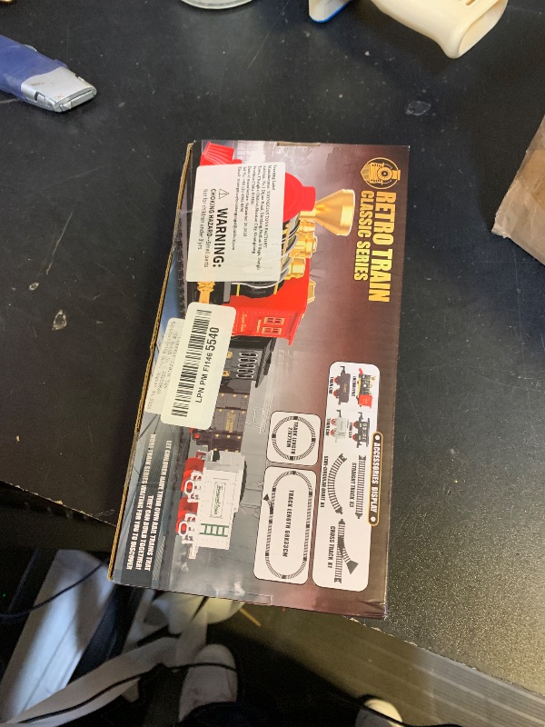 Photo 1 of 12 Pcs Train Set for Toddlers 2-4,Mini Track Motorized Trains Electric Christmas Toy,Classical Trian Sets for 3 4 5 6 7 8+ Years Old Kids Christmas Birthday Toys Gifts,No Batteries Included