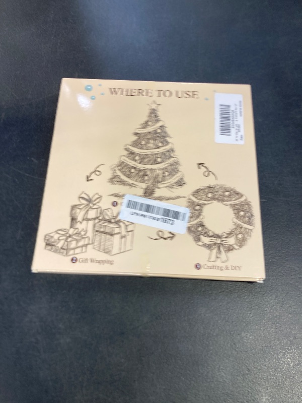 Photo 1 of 40 Yd Red Velvet Ribbon for Gift Wrapping 3/8" Thick Red Velvet Ribbon for Christmas Tree and Wreath Decoration, Elegant Gift Wrapping, Bow Making, Valentine's & Wedding Crafts?4 Rolls x 10 Yds? sealed 