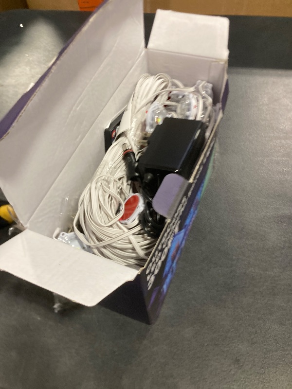 Photo 1 of CETELUMA 300FT Permanent Outdoor RGB Lights, IP67 Waterproof Smart Eave Lighting, with App/Remote Control Eaves Light, DIY LED Scenes Modes for House Roof Decor,Christmas,Party,All Holiday and Daily.