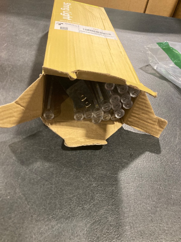 Photo 1 of 2 Pack Christmas Decorations Lights Outdoor, Extendable Meteor Shower Lights with Timer, Total 384LED 30cm 16 Tubes Indoor Outdoor Snow Cascading String Light for Xmas Garden Party Decor (Cool White)