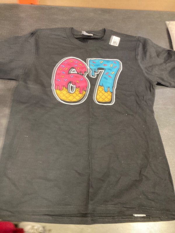 Photo 1 of 67 Ice Cream Drip Funny Six Seven Gen Alpha Meme Slang T-Shirt
youth large