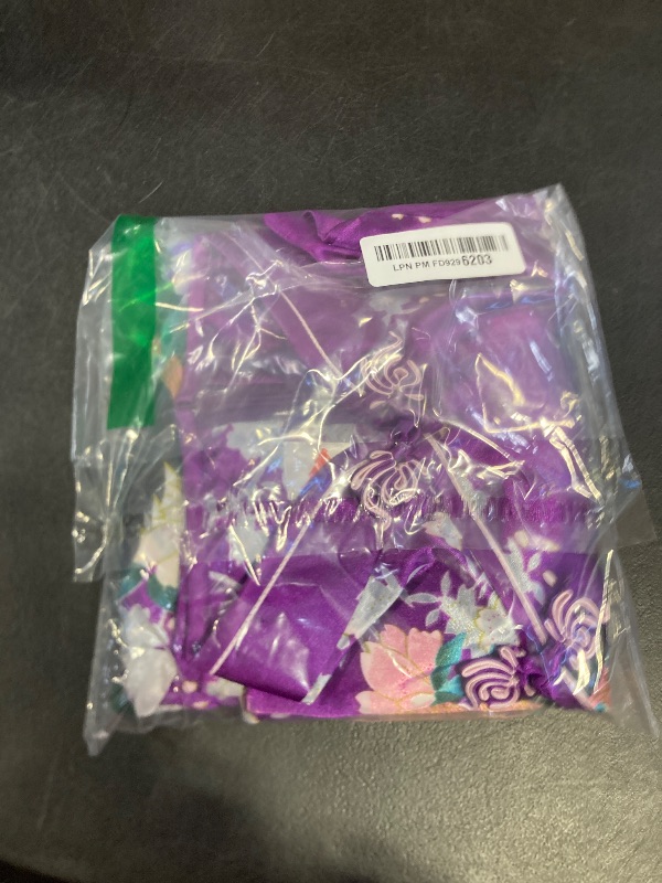 Photo 1 of Bitablue Women's Traditional Embroidery Mandarin Duck Flowers Crinkled One Button Blazer Chinese Jacket (Purple, Large)