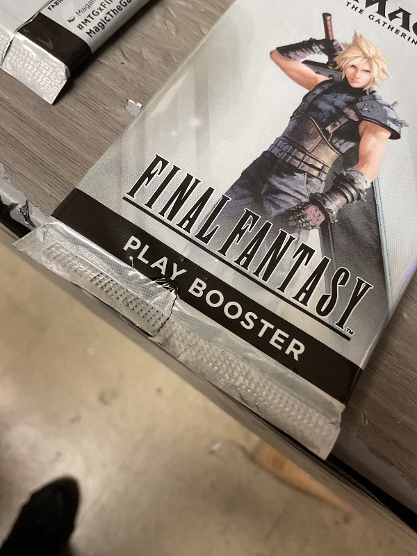 Photo 1 of Magic: The Gathering - Final Fantasy Chocobo Bundle (1 Chocobo Booster, 10 Play Boosters, 1 Alt-Art Promo Card, 1 Scene Card, 32 Basic Lands, 1 Click Wheel, and More)