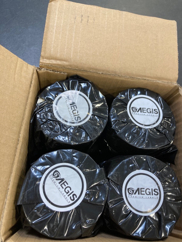 Photo 1 of Aegis Adhesives - 1.5" X 1" Square Direct Thermal Multipurpose Labels for QR Codes, Perforated & Compatible with Zebra Desktop Printers - NOT Rollo Compatible (12 Rolls, 1300/Roll)