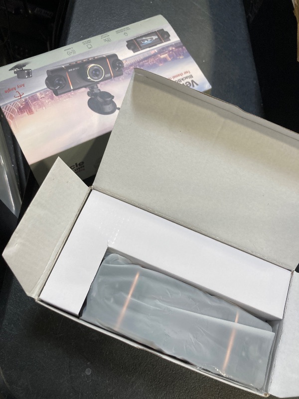 Photo 1 of 4K+1080P*3 FHD Dash Cam, 5GHz WiFi & App Control, 4 Channel 360° Car Camera Front Rear Inside & Left Right, G-Sensor, 8 IR Lamps Night Vision, 24H Parking Mode, Loop Recording, Includes 64GB SD Card