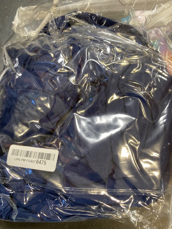 Photo 1 of King Size Fitted Sheet Only - 4-Way Stretch Knit, Snug Fit, Wrinkle Free & Stay in Place, No More Slipping Off for Mattress, Soft & Comfortable - Navy Blue, King