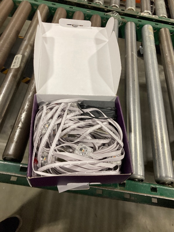 Photo 1 of AHAWILL 100FT Christmas Permanent Outdoor Lights,RGB+IC Eaves Lights with App & Remote Control,DIY Multi-Color Scene Modes,IP67 Waterproof,Outdoor Strings for House,Holiday Decorations for Christmas