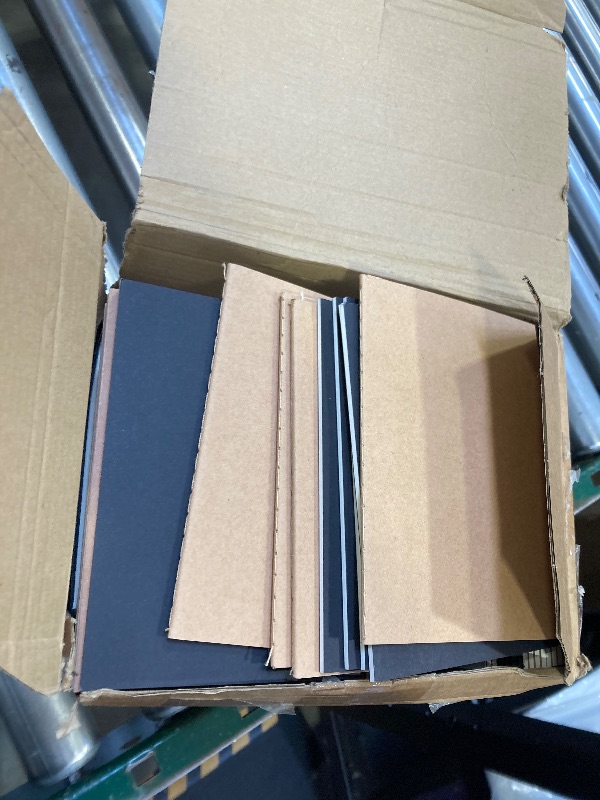 Photo 1 of 150 Pack Kraft Notebook Journals 5.82 Inch x 4.13 Inch A6 Journal Softcover Notebooks Bulk for Kids Student Writing Sketch Travel Journal Office Notepad with 48 Pages 24 Sheets, Lined (Black, Brown)