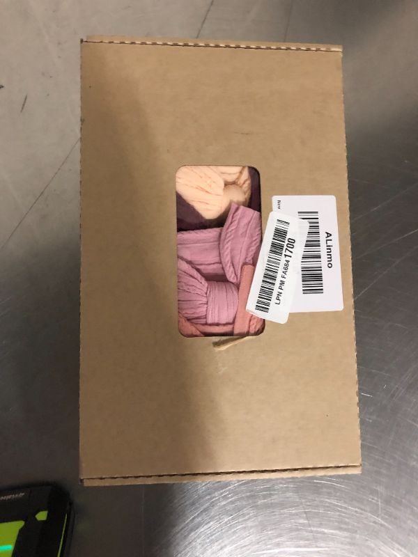 Photo 1 of ALinmo 12 Pack Baby Headbands Super Soft Stretchy Nylon Hair Bands Hair Bows Hair Accessories for Baby Girls Newbrons infants Toddlers