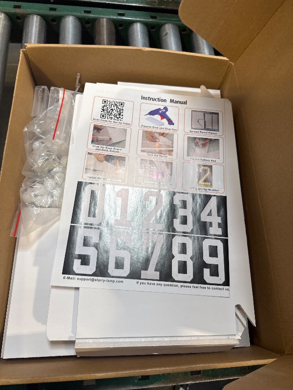 Photo 1 of 4ft Numbers, Marquee Numbers 4 Feet Tall Giant Number 40 Mosaic Big Number Sign for 40th Birthday Party Backdrop Anniversary Decorations, Pre-Cut Large Frame 40