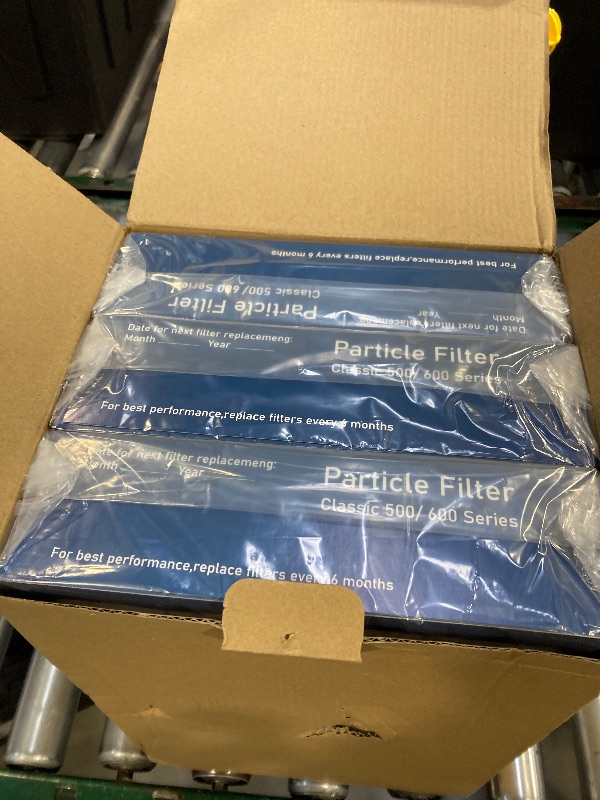 Photo 1 of 3-Pack Classic 500/600 Series HEPA Filter Replacement Compatible with Blueair Classic 500/600 Series Air Cleaner Purifiers 501 503 505 510 550E 555EB 601 603 605 650E Particle Filter