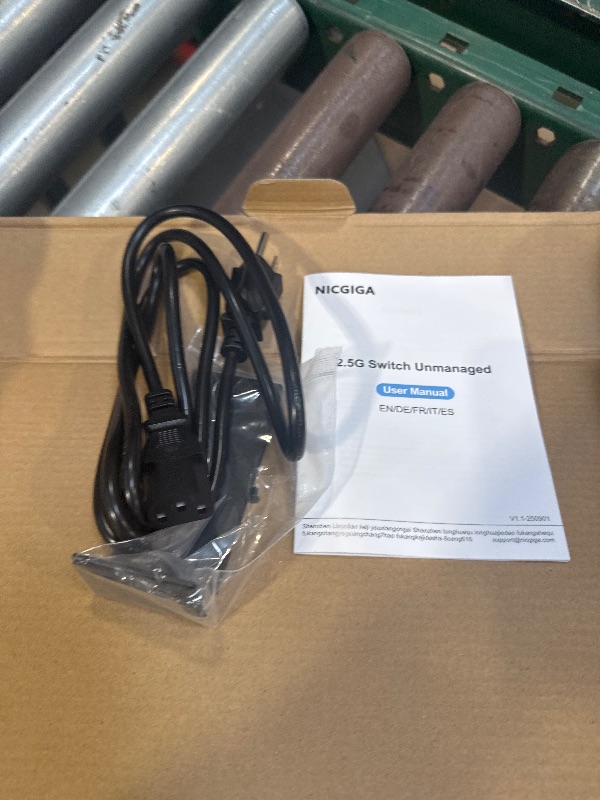 Photo 1 of 24 Port 2.5Gb Ethernet Switch Unmanaged, NICGIGA 24 Port 2.5G Network Switch, Plug & Play, Desktop or 19-inch Rack Mount, Fanless Metal Design.