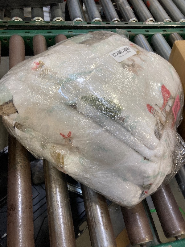 Photo 1 of Great Bay Home Christmas Flannel Sheet Set California King Size - 100% Turkish Cotton, Double-Brushed, Winter Bed Sheets - Ultra-Soft, Cozy, 4-Piece Holiday Bedding Set (Pups with Hats)