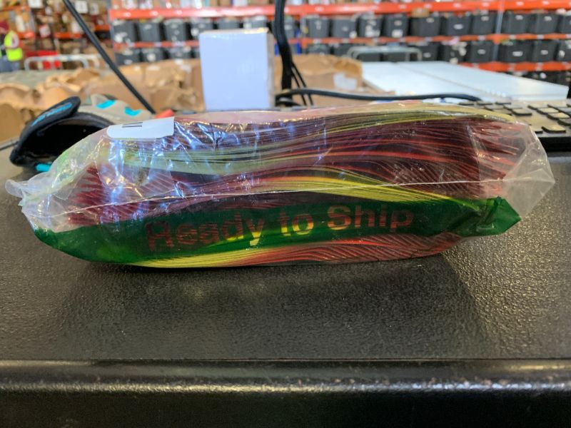 Photo 1 of Arsmat 300 Pcs Reusable Holographic Mylar Bags, 3 Sizes, Smell Proof, Airtight, Multi-layered Polyethylene (PE) with Zipper Closure, Red Yellow