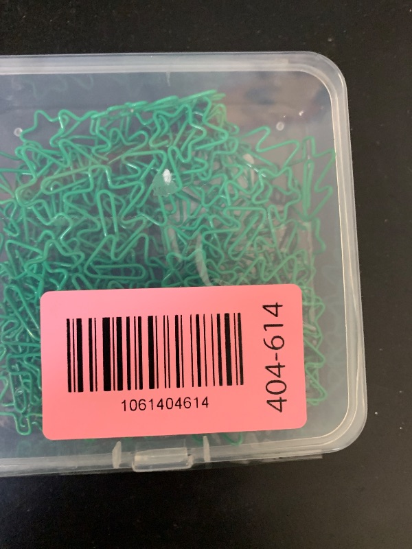 Photo 1 of 100Pcs Paper Clips, Christmas Tree Shape Fun Paperclip, Green Bookmarks Planner Clips Office Supplies Wedding Decoration