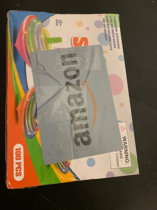 Photo 1 of 100 Pieces LED Light Up Flashing Mini Spinning Tops with Gyroscope - Kids Novelty Bulk Spin Toys Party Favors Bundle Pack Multicolored