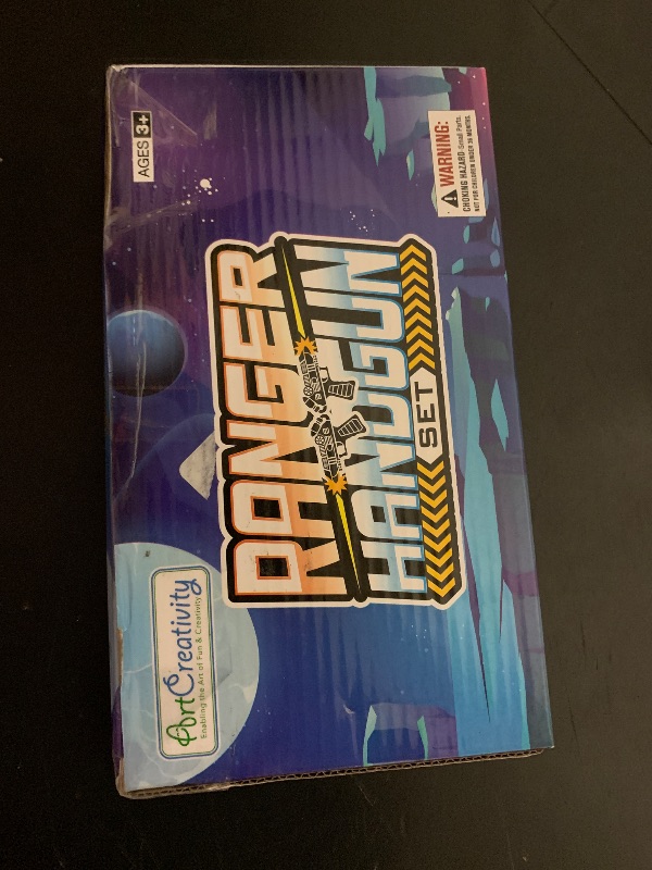 Photo 1 of ArtCreativity Ranger Hand-Gun Toy Set with Flashing Lights & Sounds, 2 Cool Futuristic Handguns, Pretend Play, Great Party Favor, Gift for Boys and Girls, Batteries Included- Colors May Vary