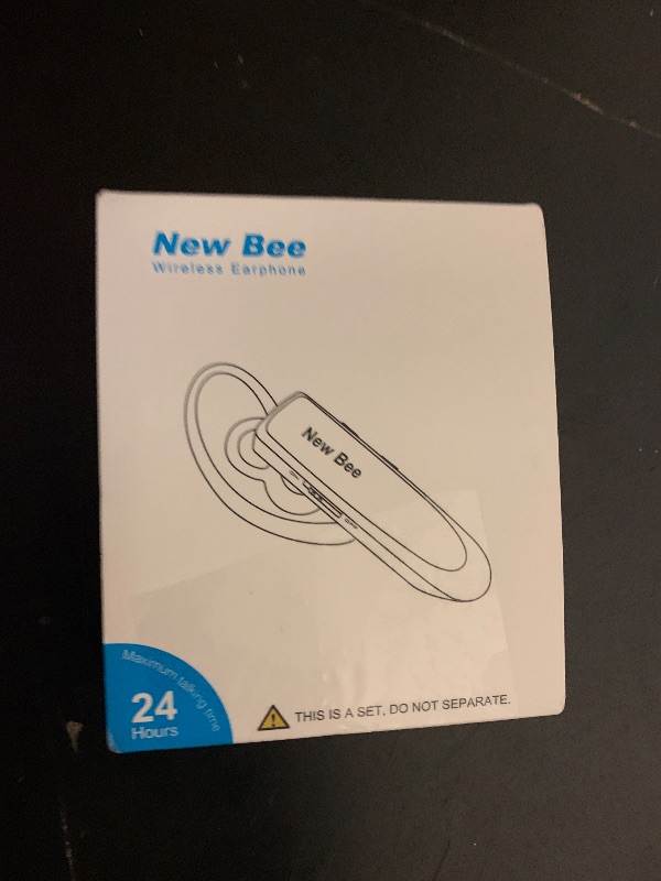 Photo 1 of [2 Pack] Bluetooth Earpiece Wireless Handsfree Headset V5.0 24 Hrs Driving with Mic 60 Days Standby Bluetooth Headset for iPhone Android Samsung Driver