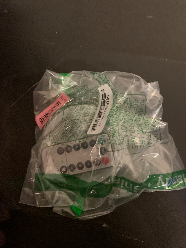 Photo 1 of echosari Battery Powered Led Strip Lights with Remote Warm White, 8 Modes, Dimmable, Timer, Self-Adhesive, Cuttable, Waterproof, 9.8FT 90Led Strip Lights for TV Kitchen Cupboard Bedroom Decor