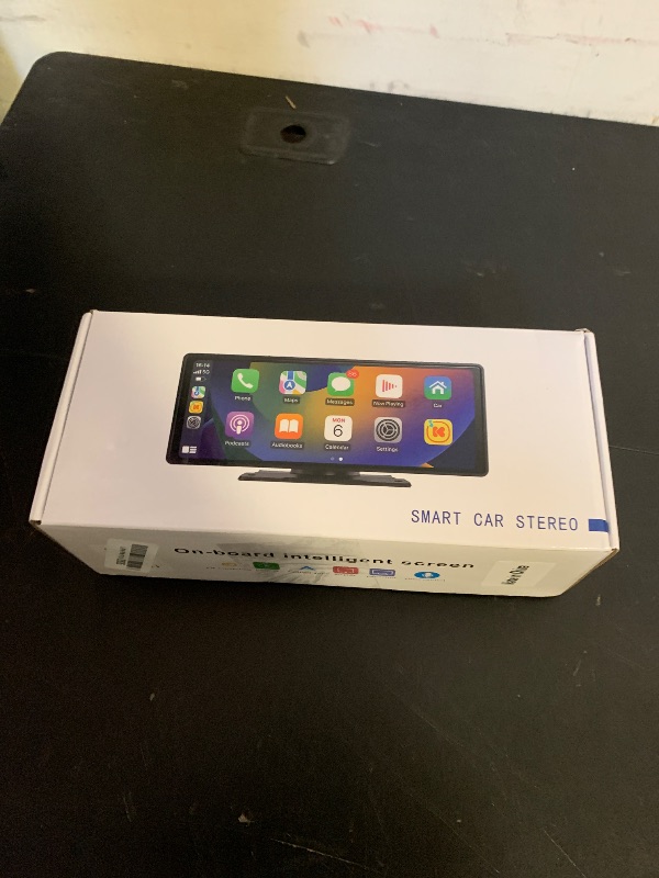 Photo 1 of Wireless Apple Carplay Screen for Car, 10.26" HD Touchscreen Portable Android Auto Car Stereo with Bluetooth Car Radio Receiver Support GPS Navigation, Voice Control, Mirror Link, FM/AUX