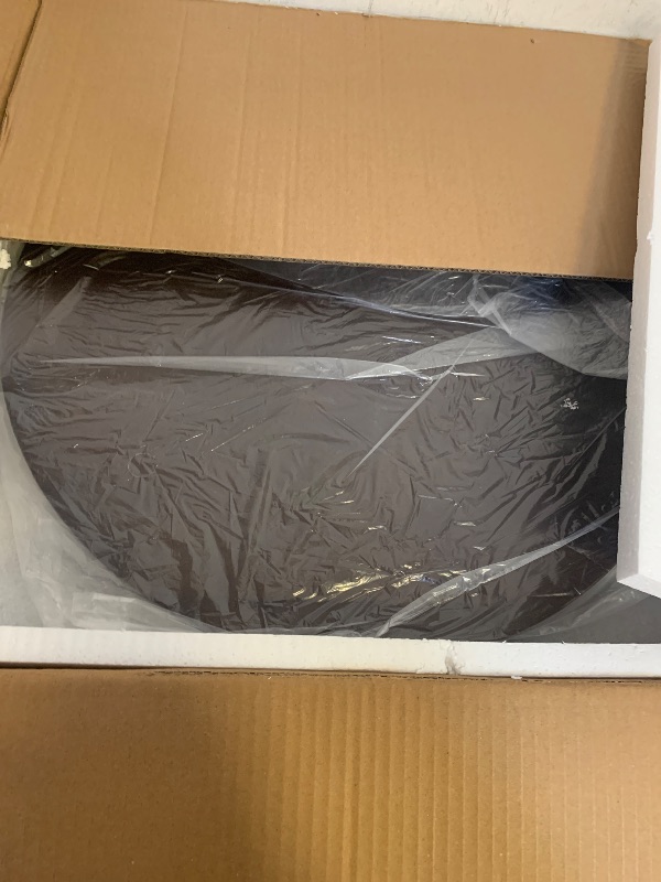 Photo 1 of Caredear Round Coffee Table with Storage and Hidden Drawer - 20" D x 20" H Natural Wood Side Table with Sliding Drawer, Small Coffee Table for Living Room, Round Nightstand with Drawer, Dark Brown