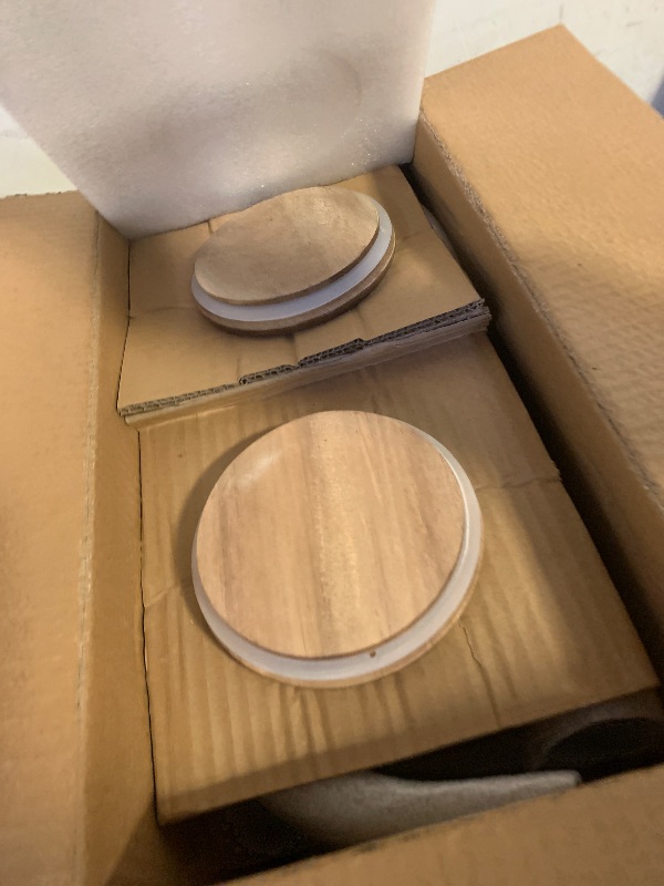 Photo 1 of 1 Gallon Glass Cookie Jar - Large Food Storage Container with Airtight Lid - Keep Fresh Flour, Chewy Pet Treats, Candy, Dried Foods, Detergent Pods for Your Kitchen or Laundry Room- Pack of 2