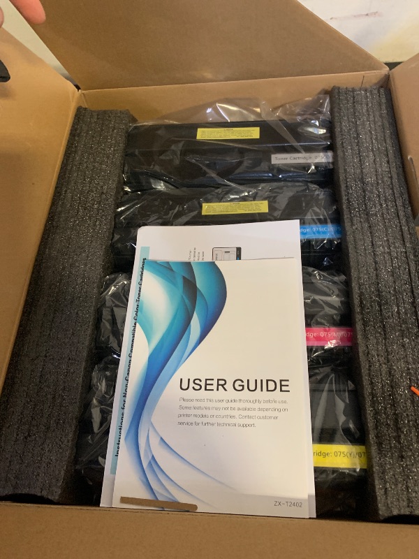 Photo 1 of 075 Toner Cartridge Compatible Replacement for Canon 075 075H Toner Cartridge Set Works for Canon Color imageCLASS MF662Cdw MF663Cdw MF665Cdw LBP646Cdw LBP647Cdw LBP640 MF660 Series Printer, 4 Pack