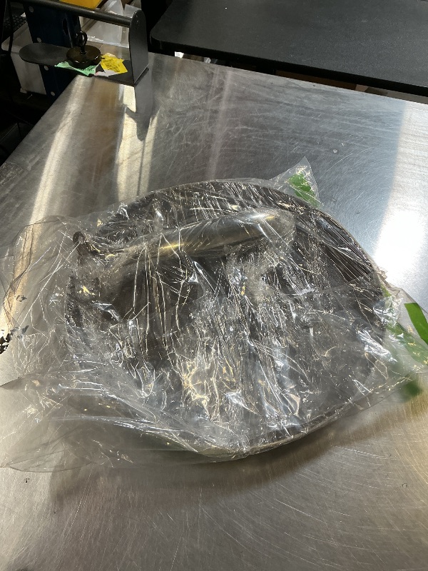 Photo 1 of 12 Inch Stainless Steel Crepe Pan - Titanium Ceramic Nonstick Crepe Pan, Stainless Steel Dosa Pancake Pan, Non Stick Flat Skillet Tawa Dosa Tortilla Griddle Pan, Induction Compatible, PFAS&PTFE Free