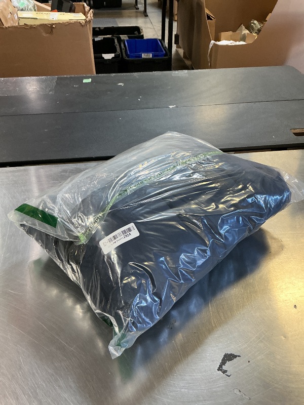 Photo 1 of RBYEKP Ski Winter Jacket for Men Waterproof Warm Fleece Snowboarding Jacket Sharpa Lined Removable Hood Thermal Winter Coat with Zipper Pockets Navy Blue/Black L