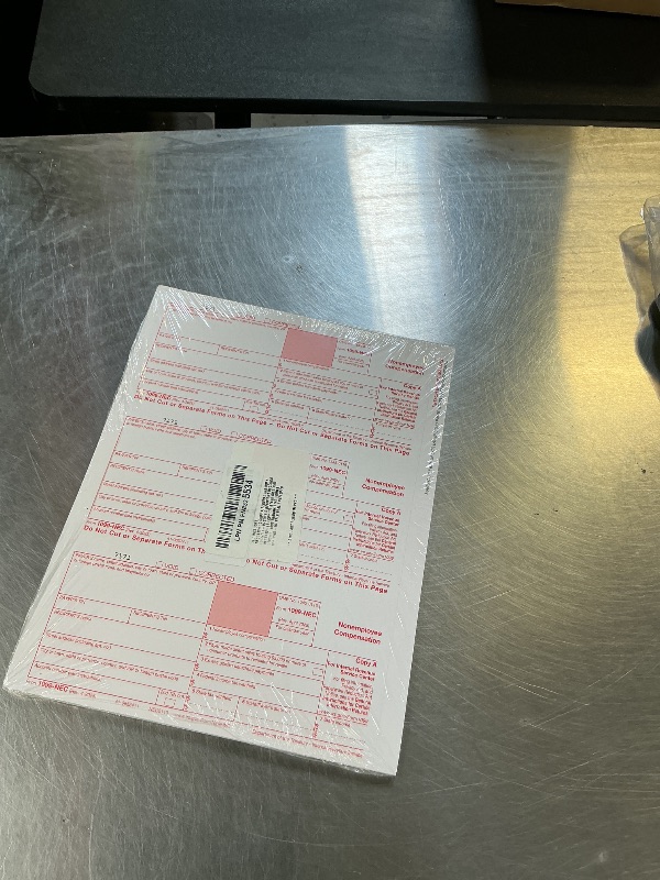 Photo 1 of 1099 NEC Tax Forms 2025 with Envelopes, 4 Part 15 Pack Tax Forms Kit and 15 Self-Seal Envelopes –Great for QuickBooks and Accounting Software, Value Pack for Business - Made in The USA - 15-Pack