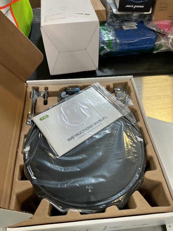 Photo 1 of UMMUND Robot Vacuum and Mop Combo, 2 in 1 Mopping Robotic Vacuum Cleaner with Schedule, Wi-Fi/App/Remote, Strong Suction, Self-Charging, Slim, Ideal for Hard Floor, Pet Hair, Low-Pile Carpet