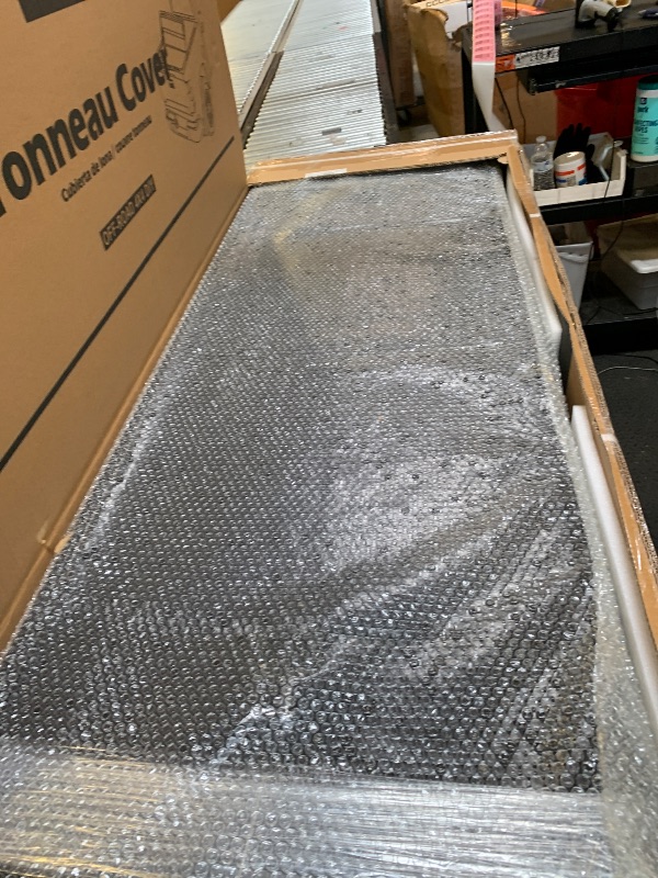 Photo 1 of KUIPERAUTO Fiberglass Tri Hard Tonneau Cover Compatible for 2014-2021 Toyota Tundra Fleetside Truck Bed Cover - 5.5 FT Bed On Top 66.7 inch