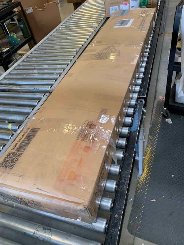 Photo 1 of Merax Full Size House Platform Bed with LED Lights, Storage Shelves & Drawers - Bed with Guardrail, Sturdy Pine Wood & MDF Frame, White