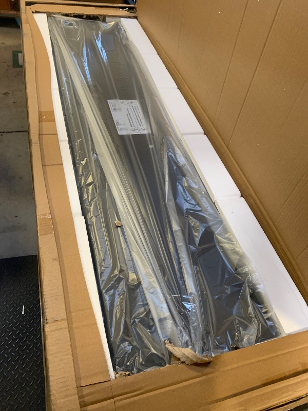 Photo 1 of EUHOMY 60 Inch Electric Fireplace Wall Recessed and Wall Mounted with Adjustable Flame Color, Fireplace Heater with Remote Control, Linear Fireplace with Timer, Touch Screen, Log & Crystal, 750/1500W