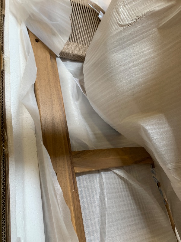 Photo 1 of ONLY 2 CHAIRS******************** PURPLE LEAF Outdoor 24" Counter Height Bar Stools Chair Set of 4, All Weather Rattan and Aluminum Patio Bar Stool with Cushion for Indoor and Outdoor, Kitchen Island, Champagne