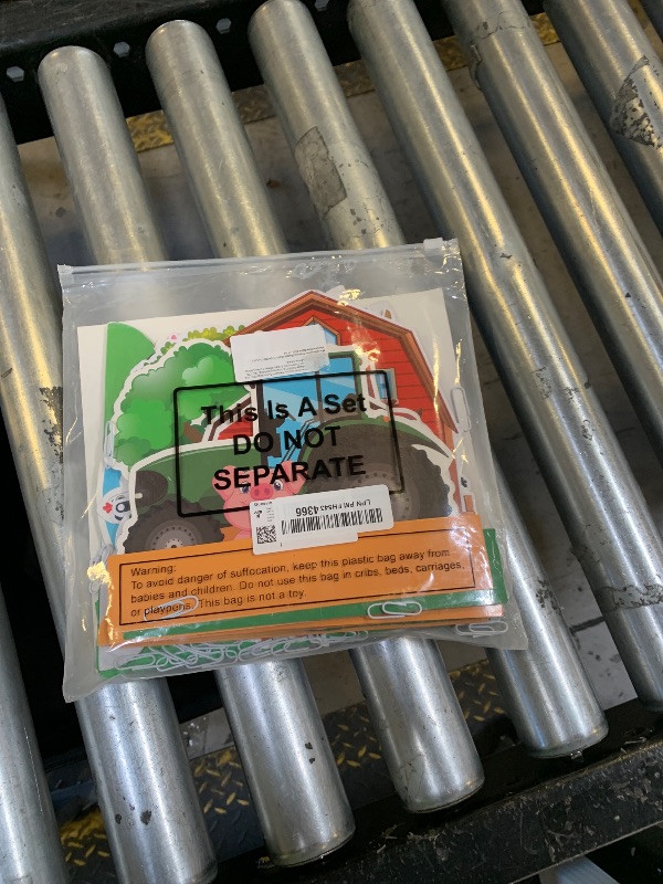 Photo 1 of 12 Pcs Tractor Party Decorations Farm Honeycomb Table Centerpiece Birthday Party Supplies Animal Table Decors for Cowboy Cowgirl Farmhouse Truck Decor Baby Shower