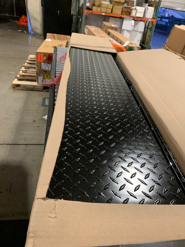 Photo 1 of Weather Guard Model 390-5-02 Hi-Side Truck Box, Aluminum, Gloss Black, 11.1 cu ft capacity