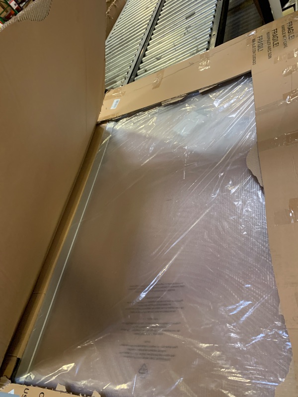 Photo 1 of Quartet Workstation Privacy Screen, 36" x 48", For Cubicle or Office, Adjustable Height, Sliding, Sturdy Aluminum Frame, Includes Attachable Whiteboard (WPS1000)