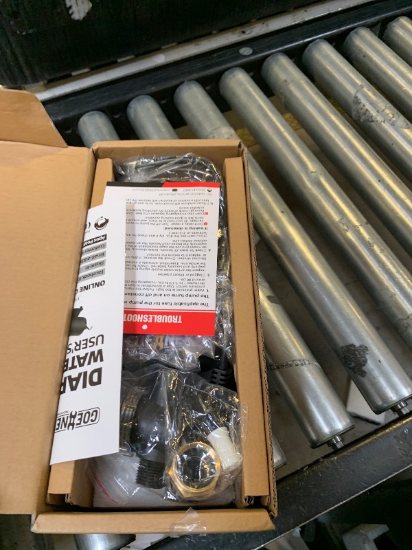 Photo 1 of [Upgraded Version] 110V AC Fresh Water Pump, 6GPM 70 PSI Self-Priming Diaphragm Water Pump with Power Plug, Pressure Switch, Brass Connector and Strainer, for Kitchen Bathroom Garden Hose