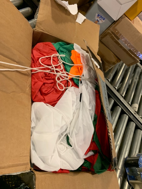 Photo 1 of Danxilu 14FT Giant Christmas Inflatables Snowman Holding Garland Built-in Rotating LED Lights, Xmas Blow Up Inflatable Snowman Outdoor Decoration for Yard Lawn Garden Patio Holiday Party