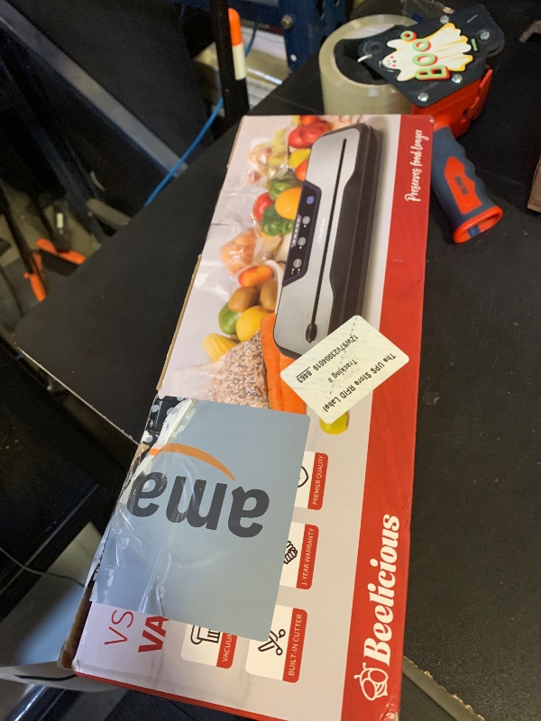 Photo 1 of Automatic Food Vacuum Sealer Machine, Beelicious 8-In-1 Food Vacuum Saver with Starter Kits, Pulse Function, Moist & Dry Mode and External VAC for Jars and Containers, Stainless Steel