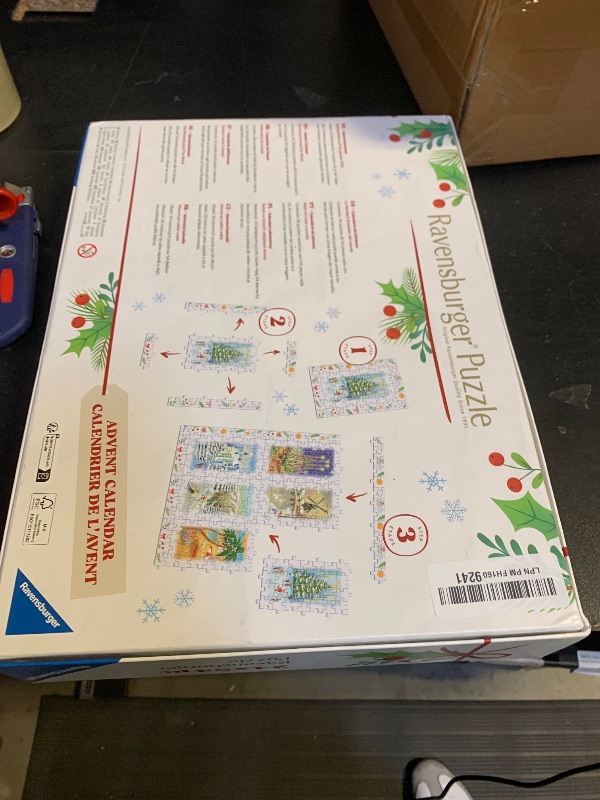 Photo 1 of Ravensburger - Holiday Puzzle Advent Calendar - 24 Mini Jigsaw Puzzles with 1000+ Pieces - Unique Winter Scenes for Daily Christmas Surprises - Premium Quality - Ages 12+
