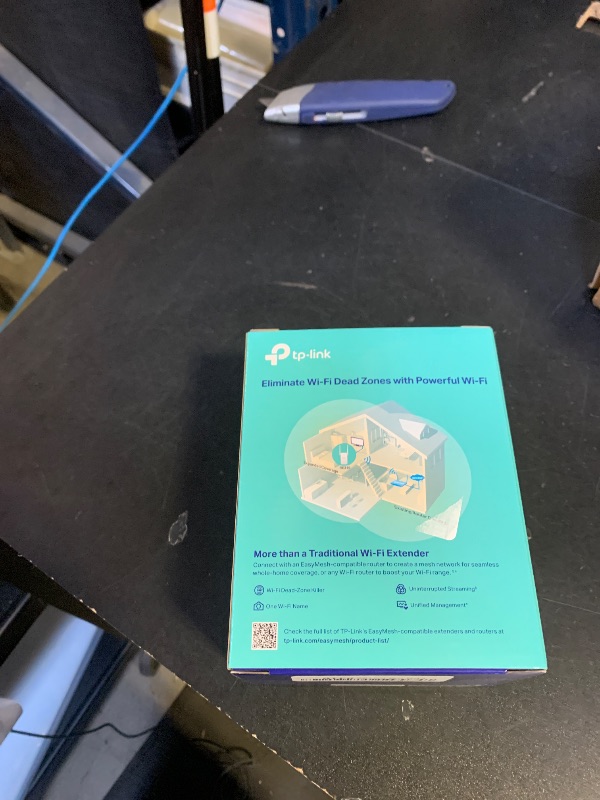Photo 1 of TP-Link AC1200 WiFi Extender, 2023 Engadget Best Budget Pick, 1.2Gbps Signal Booster for Home, Dual Band 5GHz/2.4GHz, Covers Up to 1500 Sq.ft and 30 Devices,Support Onemesh, One Ethernet Port (RE315)