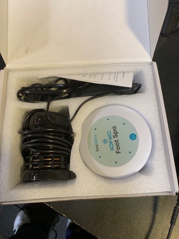 Photo 1 of Ionic Foot Spa by Healifeco – Ion Foot Bath Detox Machine - For Toxins, Heavy Metals & Free Radicals – Activates 2,000 Foot Detox Nodes – Easy 30-Min Home Detox – 90,000+ Happy Users Trust It