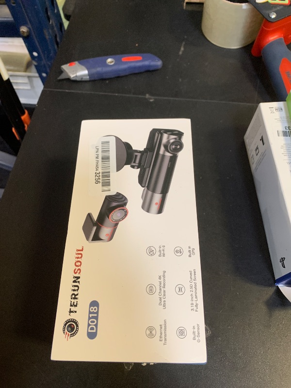 Photo 1 of TERUNSOUl 4K+4K+1080P 3 Channel Dash Cam Front and Rear with Cabin, Free 128GB Card Included, 5.8GHz WiFi6 - up to 20MB/s, IR Night Vision, Built-in GPS, G-Sensor, 24H Parking Mode, Support 512GB Max